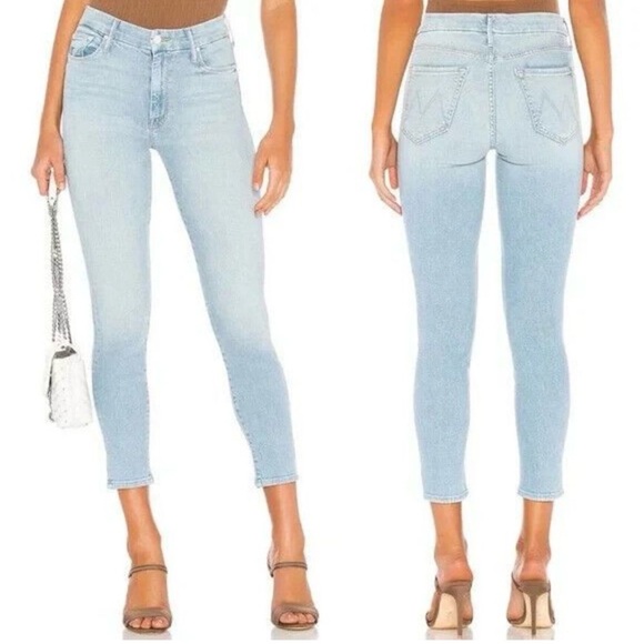 MOTHER the Looker Crop In Fresh Catch size 28 - Picture 2 of 14